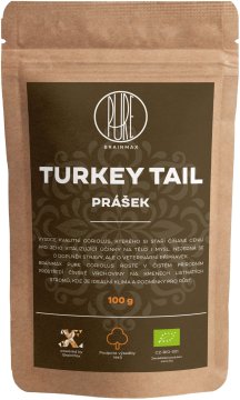 BrainMax Puranji rep (Coriolus) v prahu, BIO 100g