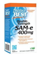 Doctor’s Best SAM-e, 400 mg, 30 enteričnih tablet