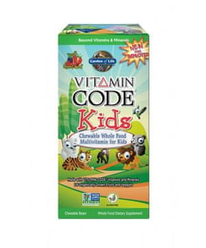 Garden of Life Vitamin Code Kids (multivitamin za otroke) - 60 pastil