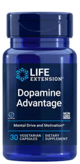 Life Extension Dopamine Advantage (podpora dopamina), 30 zeliščnih kapsul