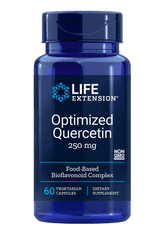 Life Extension Optimizirani kvercetin, kvercetin, 250 mg, 60 rastlinskih kapsul