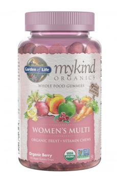 Garden of Life Mykind Women, multivitamin za ženske, 120 gumijastih bonbonov