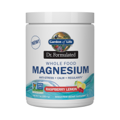 Garden of Life Magnezij Dr. Formulated (magnezij) - malina in limona, 198g