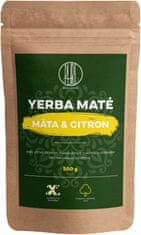 BrainMax Yerba Mate, meta in limona, 500 g