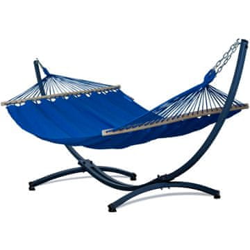 Potenza Viseča mreža s prečkami MERIDA 215×160 cm + stojalo GRANDE 220kg