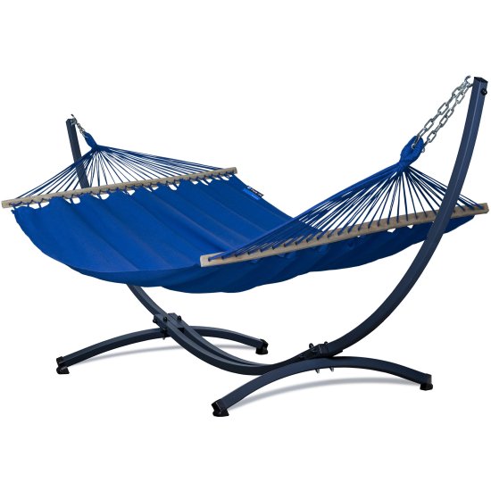 Potenza Viseča mreža s prečkami MERIDA 215×160 cm + stojalo GRANDE 220kg