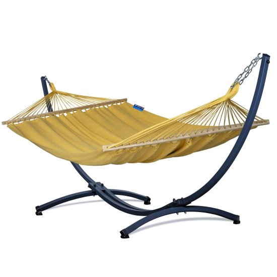 Potenza Viseča mreža s prečkami MERIDA 215×160 cm + stojalo GRANDE 220kg