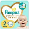 Pampers Premium Care plenice, velikost 2 (4-8 kg), 136 plenic