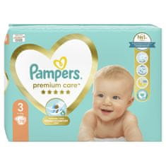 Pampers Premium Care plenice, velikost 3 (6-10 kg), 78 plenic