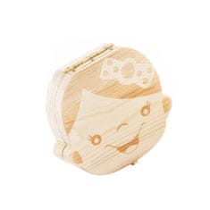 Northix Škatla za zobe za otroke - punčka 