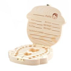 Northix Škatla za zobe za otroke - punčka 