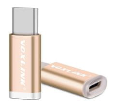 Kitajc USB-C adapter ženski micro USB-A na moški USB-C USB 3.1 Voxlink