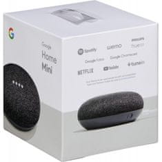 Google Home Mini - zvočnik, hišni pomočnik - črn