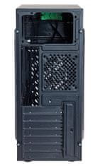 Eurocase MidT ML X404 EVO / brez napajalnika / 2x USB2.0 / 2x USB 3.0 / 2x3,5 mm / črna