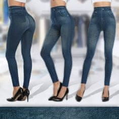 VIVVA® Jeans hlače za oblikovanje postave | FITDENIM Modra L/XL