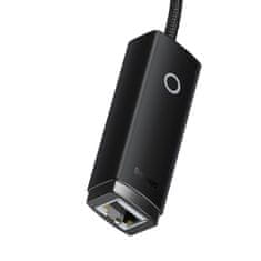 BASEUS Lite adapter USB / RJ-45, črna
