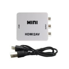 Kitajc HDMI na AV konverter adapter bel