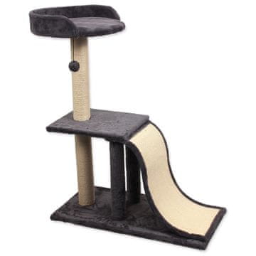 Magic cat Diana počivalnik za mačke s sivo igračo 103 cm 1 kos