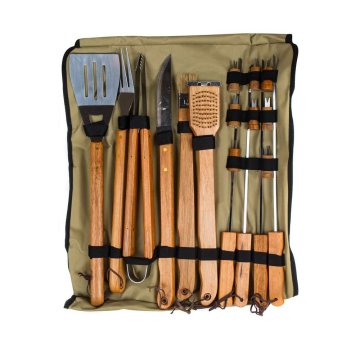 Happy Green Garnitura za žar BBQ, 18 kosov, v vrečki