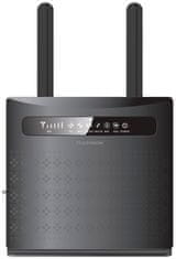 Thomson usmerjevalnik 4G LTE TH4G 300/ standard Wi-Fi 802.11 b/g/n/ 300 Mbit/s/ 2,4 GHz/ 4x LAN (1x WAN)/ USB/ reža za SIM/ črna