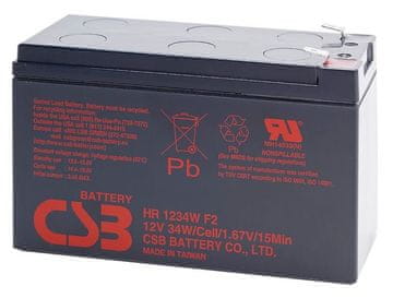 CSB Varnostna baterija Pb VRLA AGM 12V/9Ah (HR1234W F2)