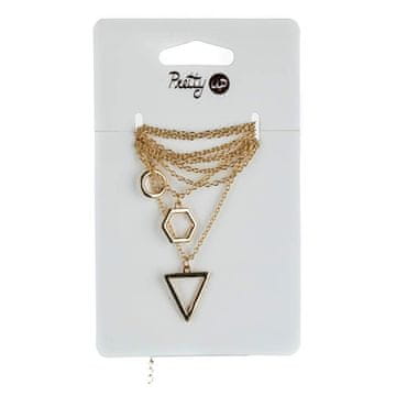 Pretty up  PRETTY UP Veriga z obeskom 100 cm, geometrijska, mešanica dekorjev
