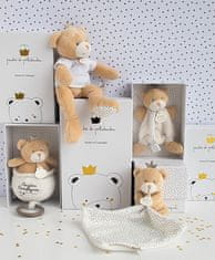 Doudou Darilni set - igrača z držalom za dudo Teddy Bear King 15 cm