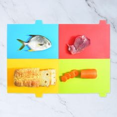 Northix 4x deske za rezanje s stojalom 