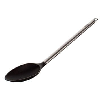 Banquet Žlice AKCENT črne 33 cm, komplet 6