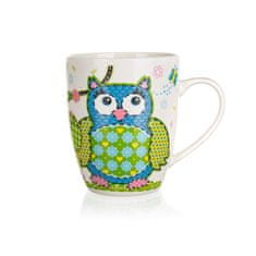 Banquet Keramični vrč OWLS 330 ml, komplet 6 kosov