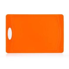 Plastična deska za rezanje DUO Orange 29 x 19,5 x 0,85 cm, komplet 4 kosov