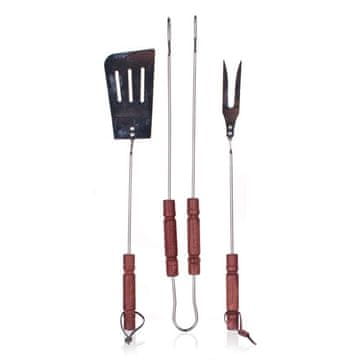 Happy Green Komplet za žar krom, 3 kosi, komplet 2