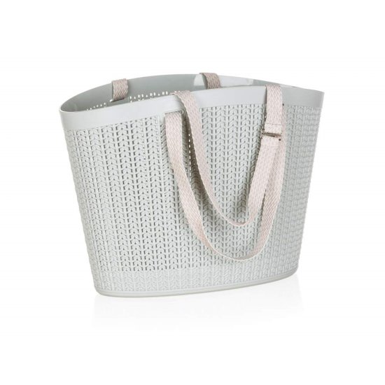 Happy Green Torba iz ratana 42 x 23 x 30 cm, siva