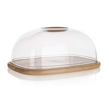 Banquet Servirna deska s pokrovom BRILLANTE 30,3 x 22,5 x 14 cm, komplet 2