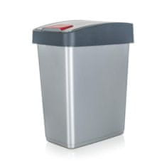 keeeper Koš za odpadke 25 L, 47,5 x 39,5 x 24 cm, siv