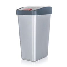 keeeper Koš za smeti 45 l, 61,5 x 40 x 30 cm, siv, komplet 2