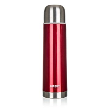 Banquet Termos iz nerjavečega jekla AVANZA Red 0,5 l