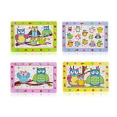 Banquet Plastični podstavki OWLS 43 x 28 cm, asorti, komplet 12 kosov