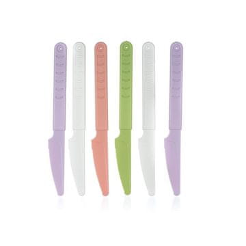 Banquet Komplet plastičnih nožev CANDY 18,5 cm, 6 kosov, mešanica barv, komplet 12 kosov