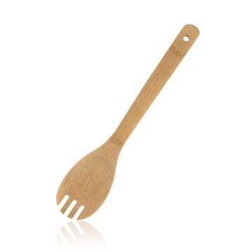 Banquet Lesena žlica z luknjicami BRILLANTE Bambus 30 x 6 cm, komplet 10 kosov