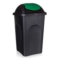 eoshop Koš za odpadke MP 60 L, zeleni pokrov, komplet 2