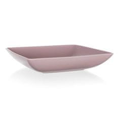 Banquet Globok kvadratni krožnik CULINARIA 17,5 x 17,5 cm, roza, komplet 12 kosov