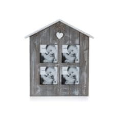 HOME DECOR Okvir - SOLID HEART stena, 4 fotografije