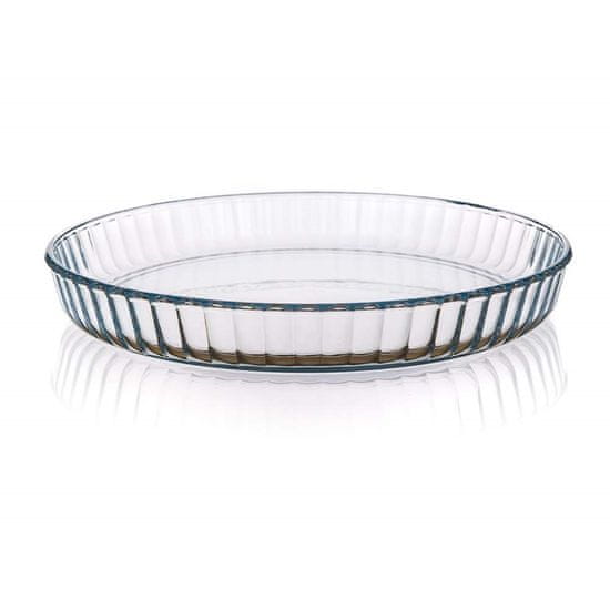 Banquet CASEO okrogel stekleni pekač za torte 27,5 cm, komplet 4 kosov