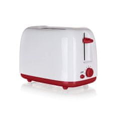 ACTIVER Toaster s časovnikom, 650-750 W, belo-burgundski, komplet 2
