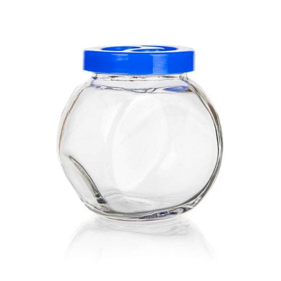 SUPER VALUE WALLIBUCK steklen kozarec s pokrovom 190 ml, mešanica barv, komplet 12 kosov