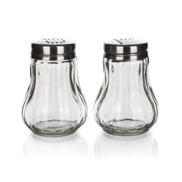 Banquet Komplet solničk in poprovk okrogle oblike MONO, 2 kosa, komplet 6 kosov