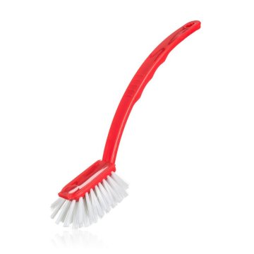 BRILANZ Krtača za posodo ECONOMY 28 cm, rdeča, komplet 12 kosov