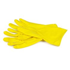 BRILANZ Lateks rokavice za čiščenje, velikost M, rumene, komplet 18 kosov