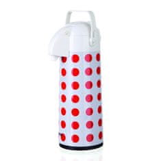 Banquet Termos s črpalko CULINARIA 1,9 l, dekor pikice, OK